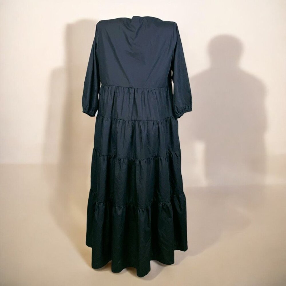 NWT En Saison Reagan Midi Dress in Black - Picture 3 of 4